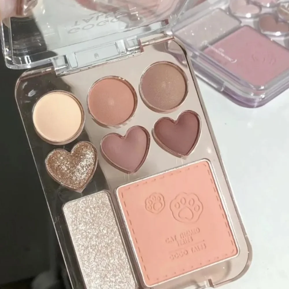 Neutral Pink & Gold Eyeshadow Palette - Brand: